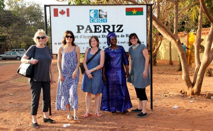 Mission des ambassadrices du CECI au Burkina Faso